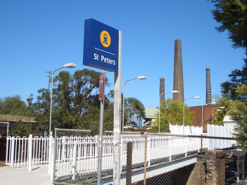 Sydney City and Suburbs St Peters, railway station